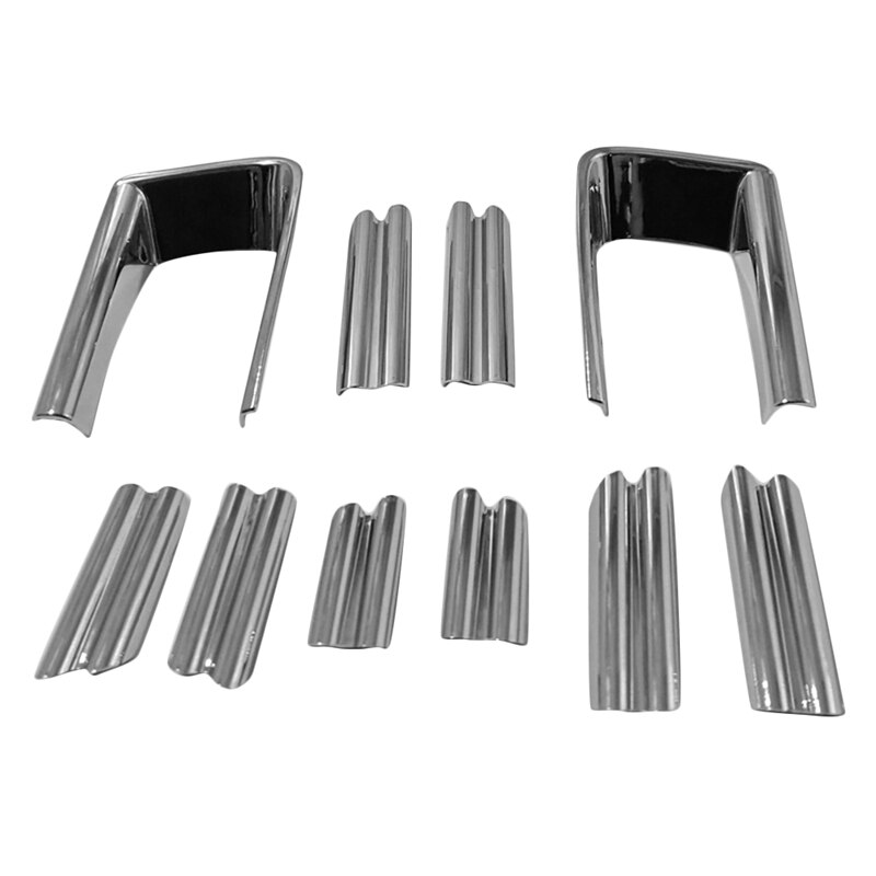 for Toyota Alphard 30 Series Front Bumper Trim Protector Strip Fog Lamp Fog Light Garnish Strip Chrome Decorative Strip