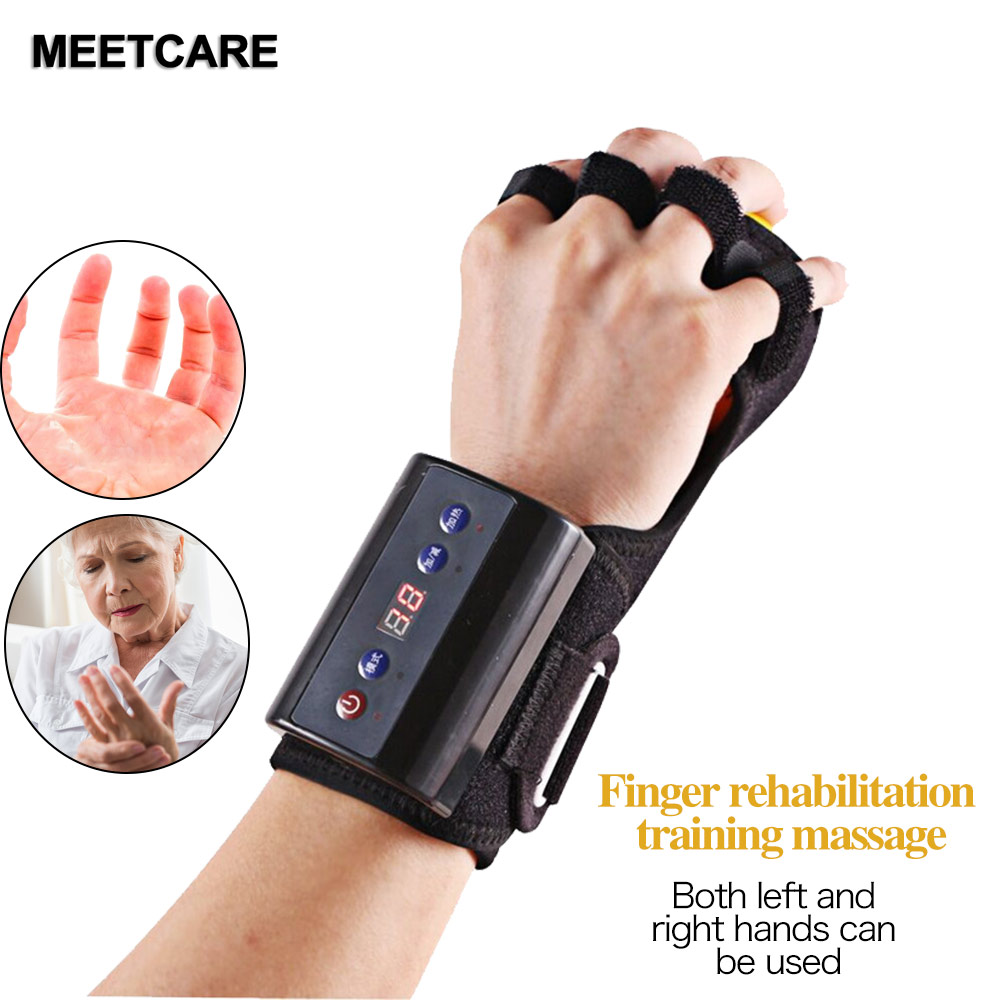 Infrared Compress Hand Massager Ball Massage Hand and Fingers Physiotherapy Rehabilitation Spasm Dystonia Hemiplegia Stroke