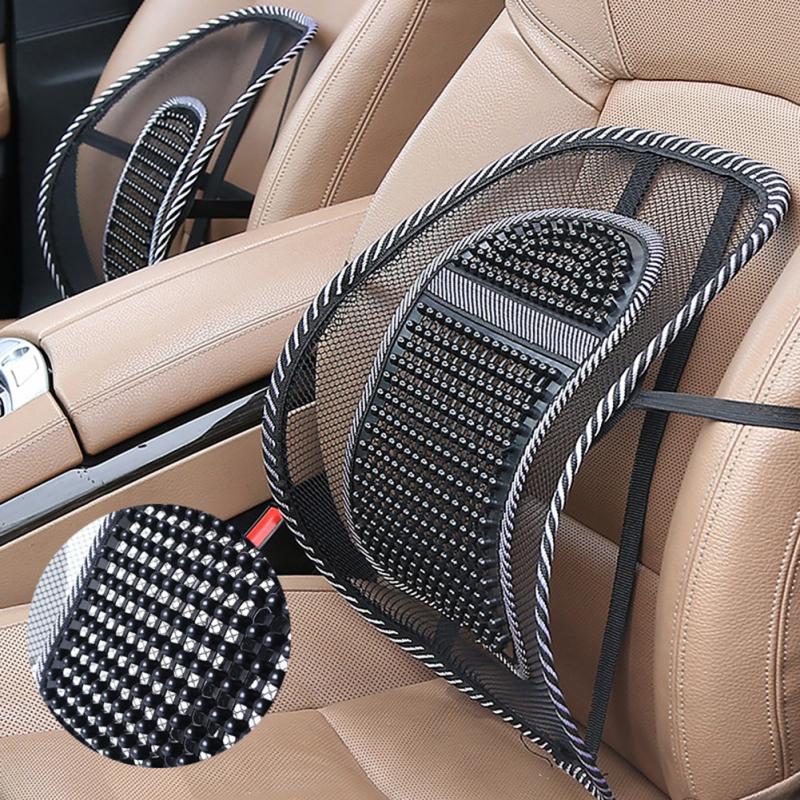 Car Chair Back Support Massage Cushion Mesh Relief Lumbar Brace Truck Office Home Cushion Seat Chair Lumbar Back Support Chair