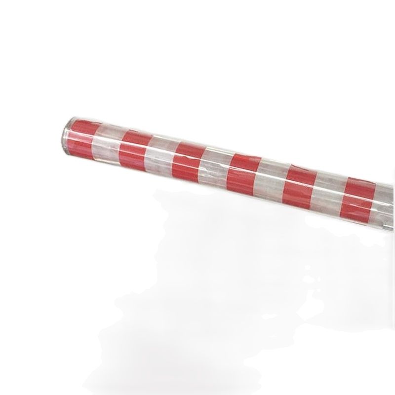 Bastón de tráfico de advertencia LED intermitente, tubo rojo y blanco recargable de 40CM, con botón e imán
