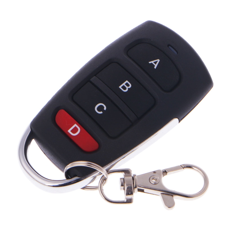 433MHz 24V 4CH draadloze RF-afstandsbediening ontvangermodule + 2x zenders voor elektrische garagedeur