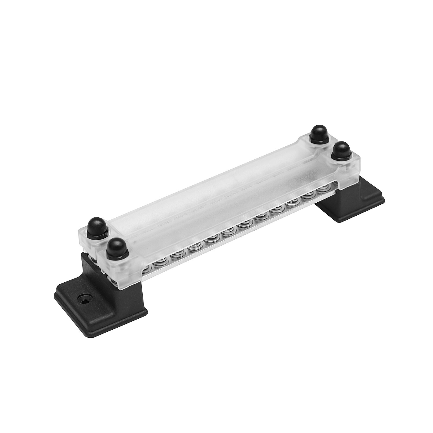 Dubbla rader 12 positioner plint 130a/150a samlingsskena block & kåpa för bilkraft distribution plint 24 skruvar  + 4 bultar