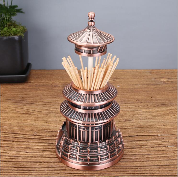 Architectonische Stijl Automatische Toothpicker Houders Palillero Dispensador Tandenstoker Dispenser Cachette Afscheiden Met Geschenkdoos