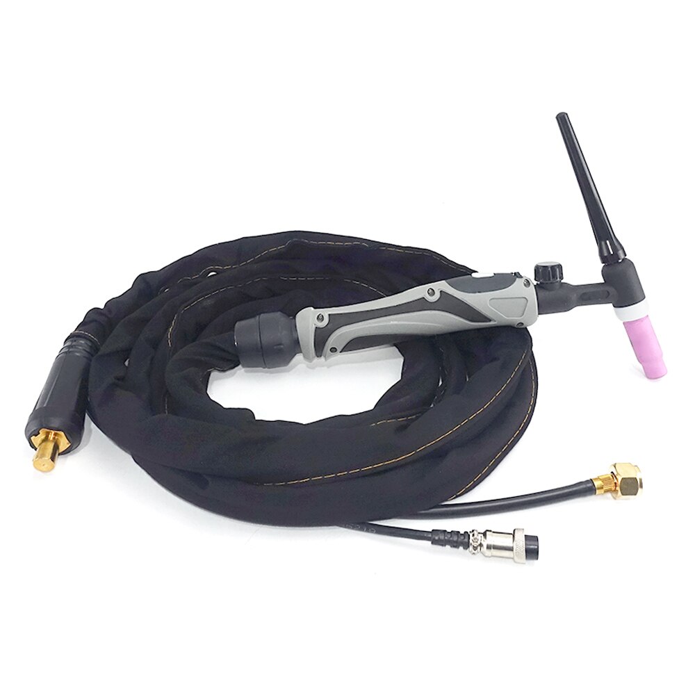 WP17-FV TIG Taschenlampe WIG Wolfram Arc WP17 Argon 3,7 m 12.1ft Luftgekühlten WP-17 Flexible Kopf Gas Ventil TIG Schweißen taschenlampe