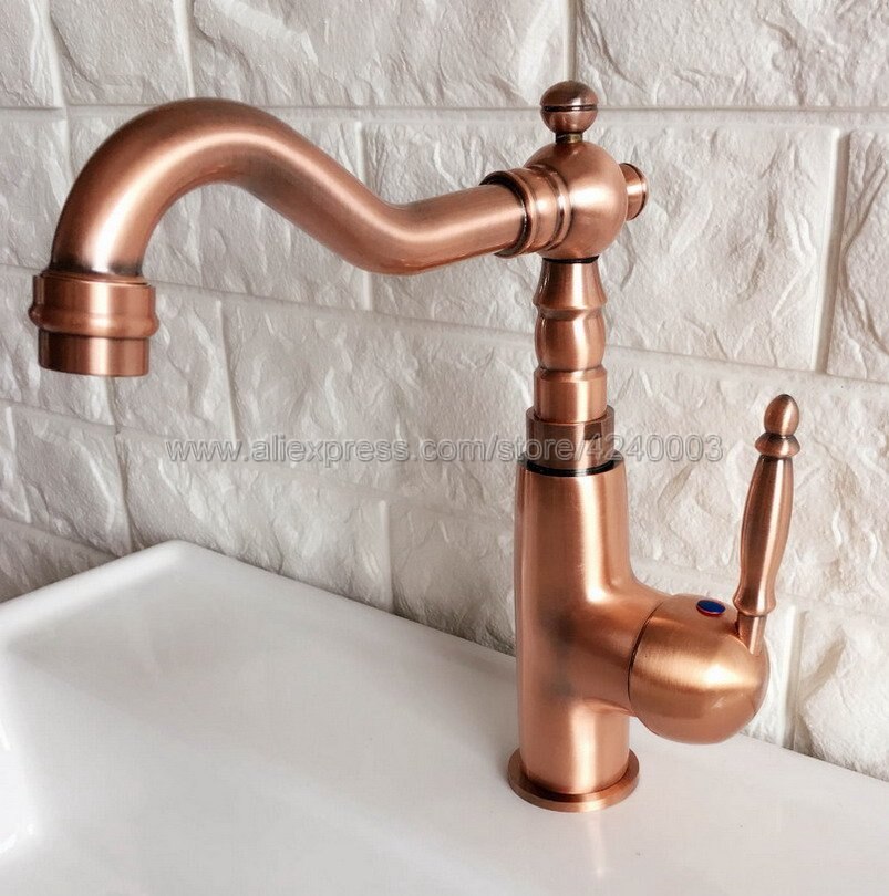 Wastafelkranen Antiek Rood Koper Badkamer Mengkraa... – Vicedeal