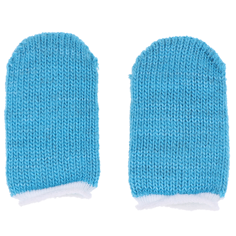 Pantalla táctil completa juego dedos a prueba de sudor antiestático teléfono móvil Tablet funda para el dedo guantes: Azul