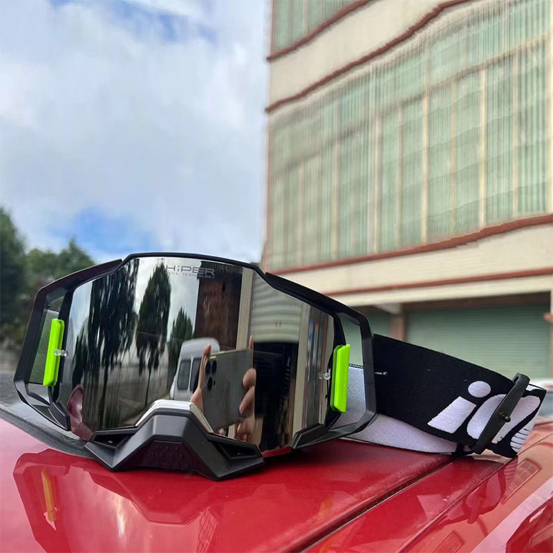Cycling Safety Glasses MTB Goggles Mountain Bike Goggles Windproof Bike Glasses Polarized Cycling Sunglasses Cycling Eyewear: green