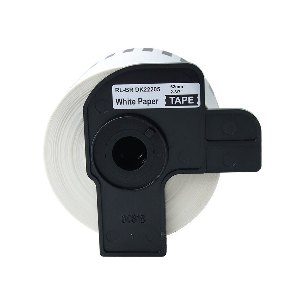 AOMYA 2 Rolls Label tape DK-22205 Label 62mm*30.48m 22205/DK2205 for Brother Transferable rubber/paper: Default Title