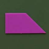 mathematics teaching aids 1pcs Circular magnetic teaching aids Square rectangle Triangle Magnetic small teaching aids: NO6