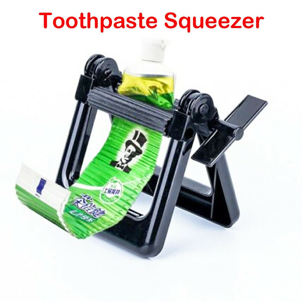 Newest 1pcs Toothpaste Squeezer Dispenser Metal Paint Lazy Toothpaste Dispenser Tube Wringer Hand Roller Tool