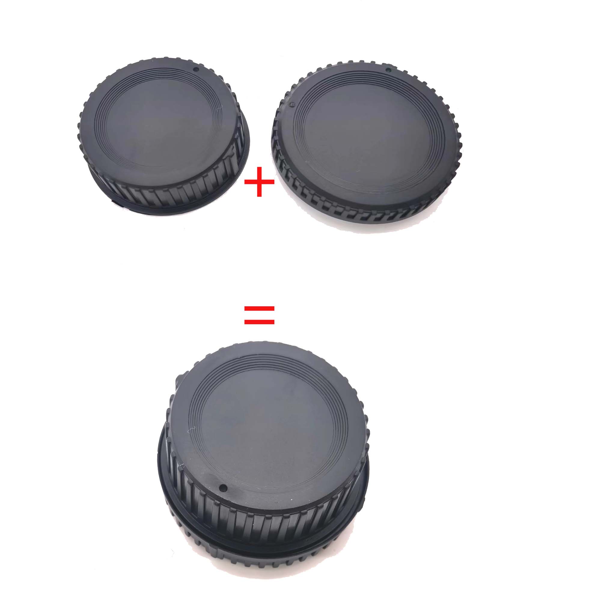 1ZESTAW Osłona obiektywu z mocowaniem F do Nikon D5600 D5500 D3500 D3400 D780 D810 D850 D7000 D7100 D3200 D700 D800 Osłona korpusu + tylna osłona obiektywu