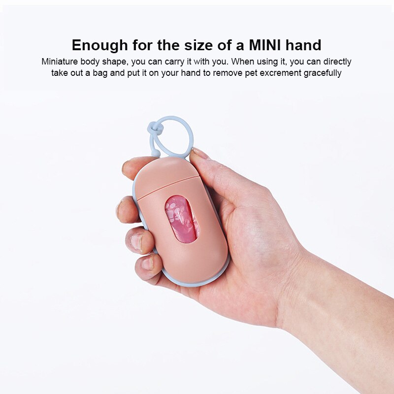 1Pcs Durable Pet Garbage Bag Dispenser Portable Outdoor Pet Garbage Bin Pet Defecation Eco-friendly Bag Dog