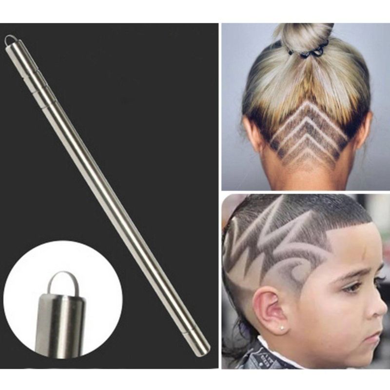 1 sæt hår tatovering trim styling gravering pen ansigt øjenbryn skæg formende saks barbermaskine  l29k