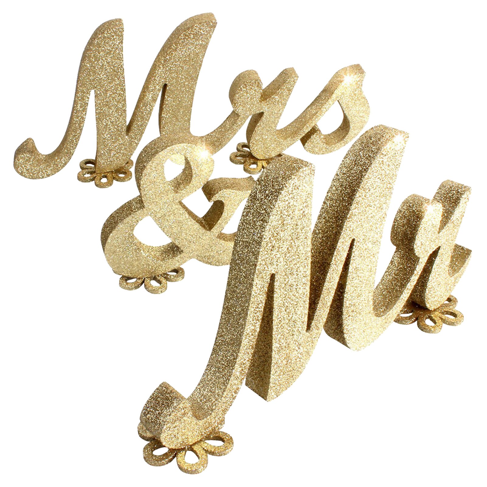 Panneaux de mariage en bois or MR &amp; MRS, 2 pièces/ensemble, chiffres de Table de mariage en bois doré, lettres de décoration pour la saint-valentin: Gold