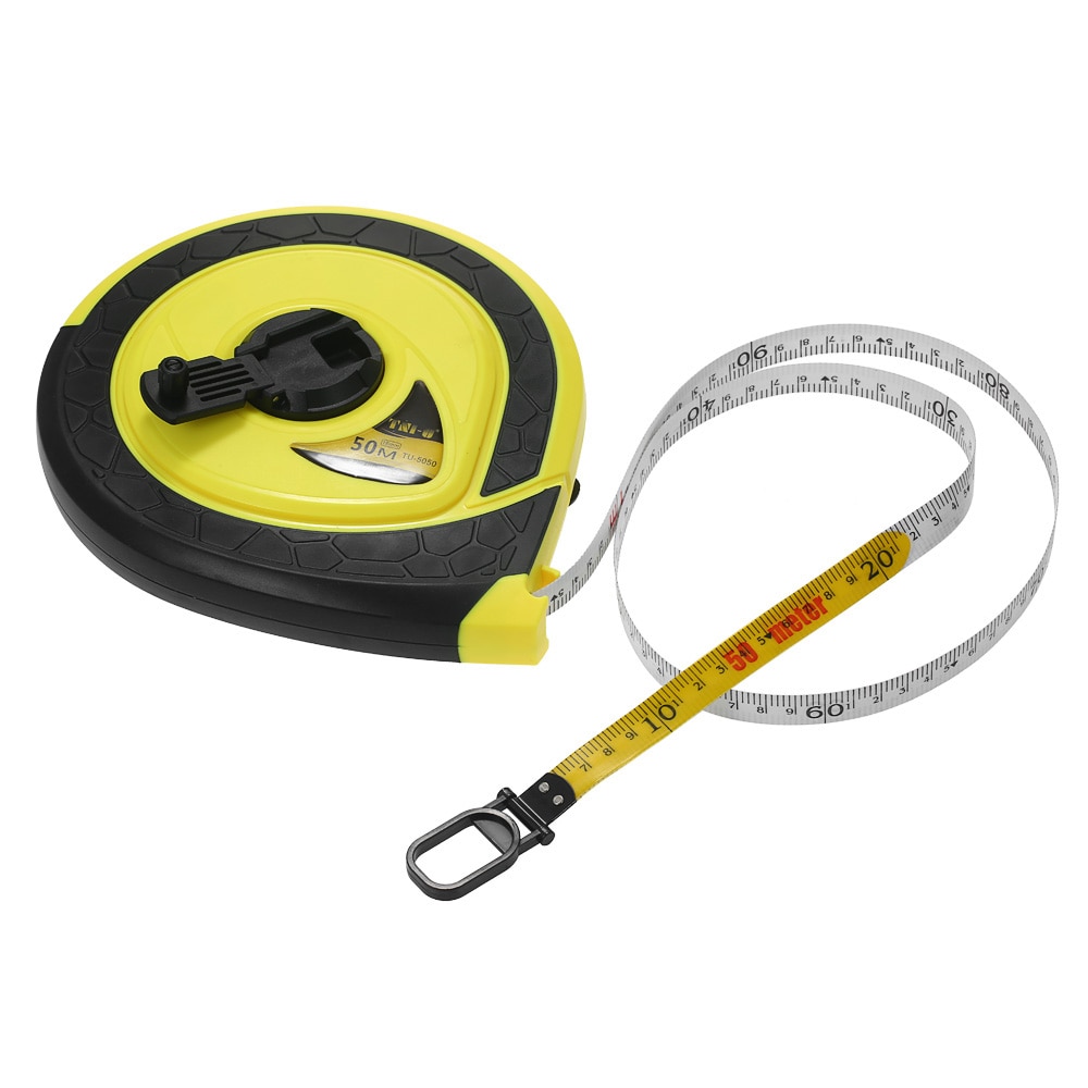 Ruler Tape Measure 30/50m Fiberglass Measuring Ruler Double-Sided Scale Metric Tape for Construction Masonry Carpentry
