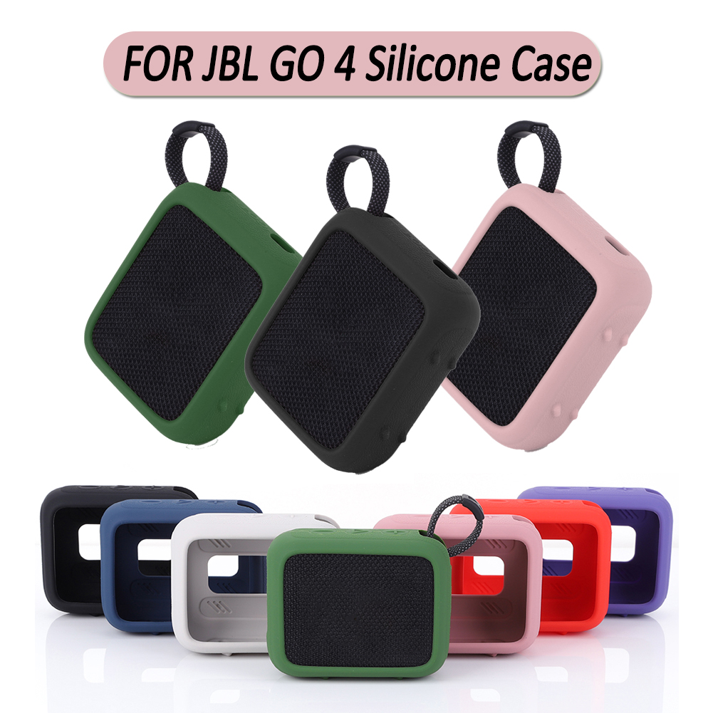 Funda para altavoz JBL Go 4, estuche de transporte de viaje con correa para la muñeca, caja de Altavoz Bluetooth portátil, cubierta protectora, accesorio