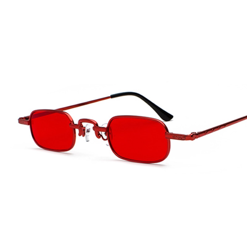 Retro Small Square Metal Steampunk Sunglasses Women Men Glasses Brand Vintage Sunglasses Female