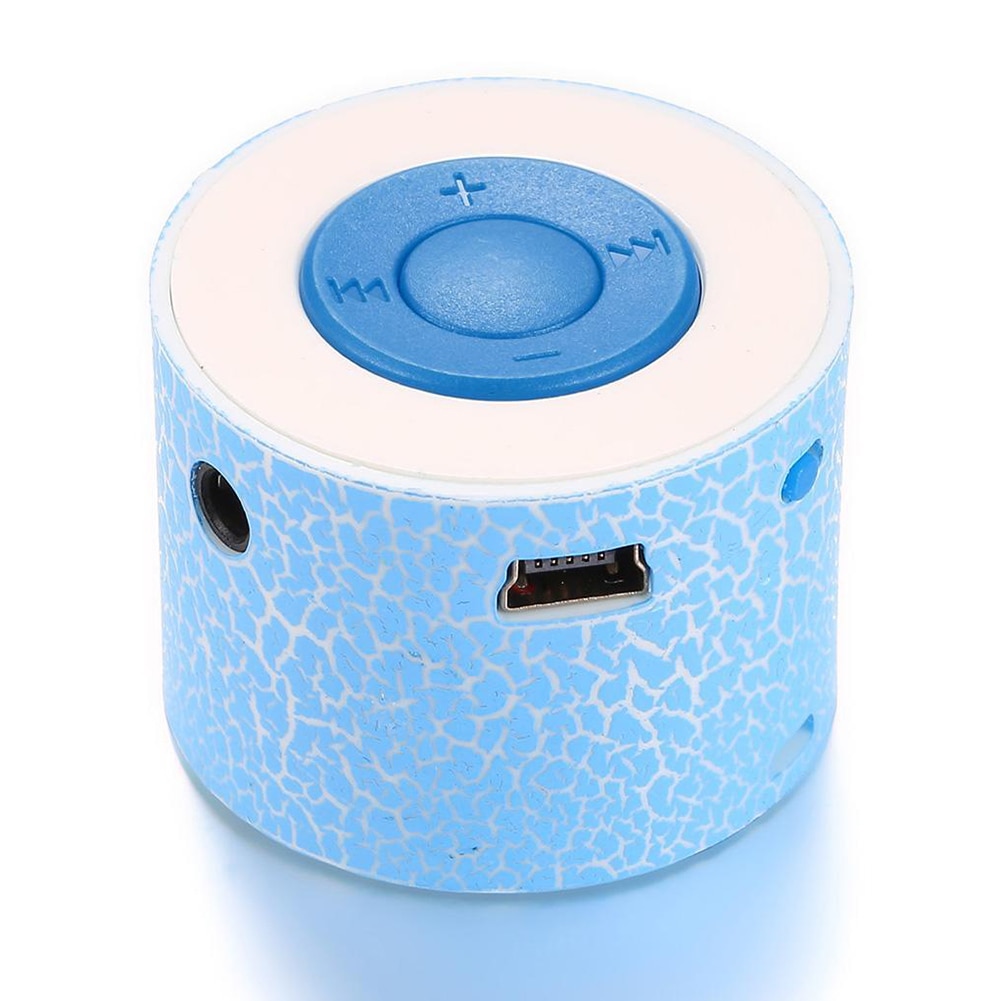 Mini Speakers 3.5mm Plastic Portable USB Crack Pattern Mini Stereo Speaker Sports Wireless MP3 Speakers ourdoor Portable