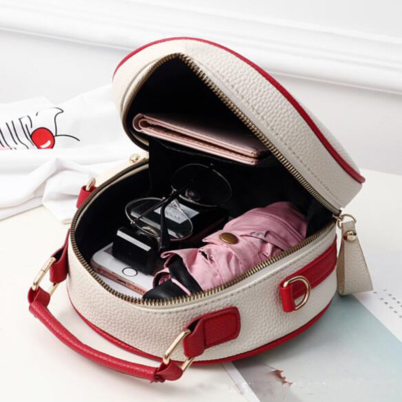 Mini Schoudertassen Dames Crossbody Tassen Zoete Leuke Kleine Handtassen Pu Leer Vrouwen Handtas Met Cherry Vrouwelijke Messenger