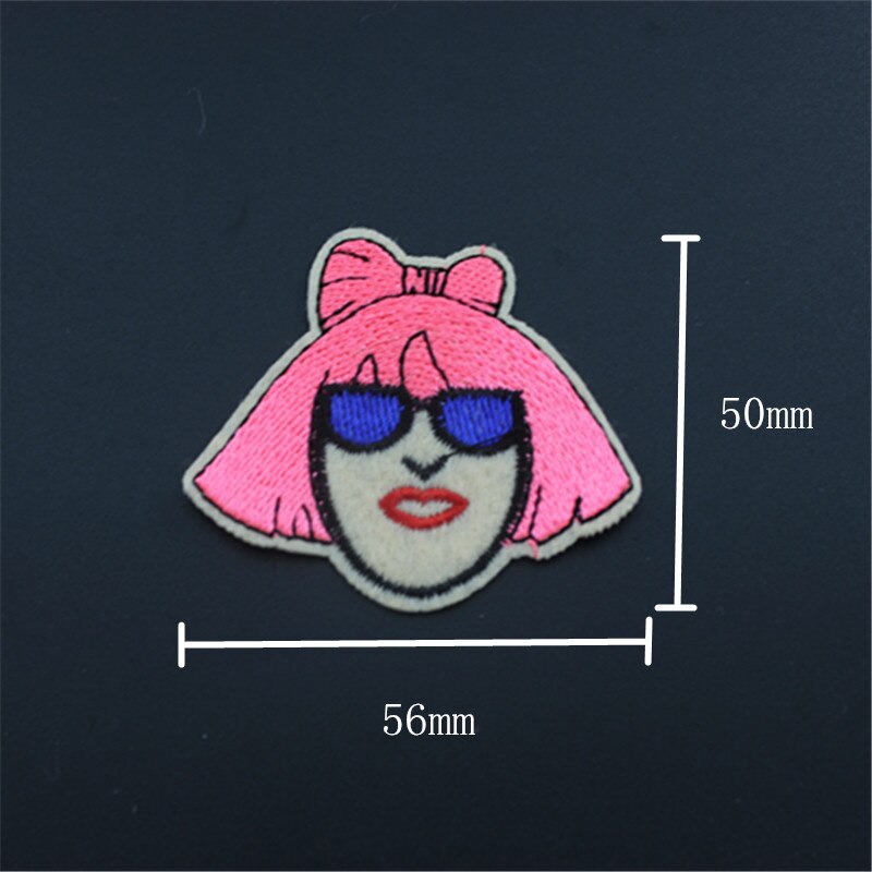 Sewing Clothes Patch Iron On Embroidery Patches Hotfix Applique Motifs Sew On Garment Stickers fish monkey horse Cool: number115