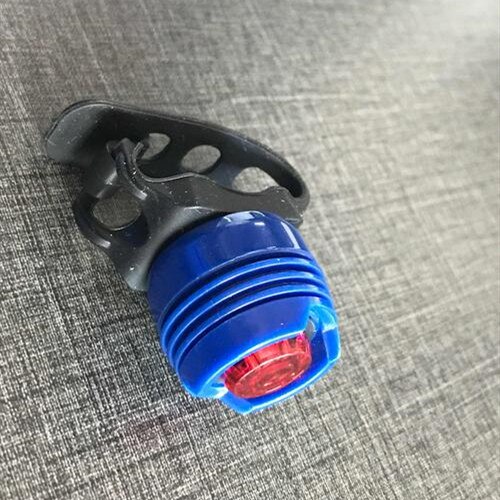 Bicycle Rear Light Aluminium Bicycle Super Bright LED Lights Front Rear Tail Helmet Flashing Lamp Waterproof Safety Warning Lamp: red 11.5X3X2.5