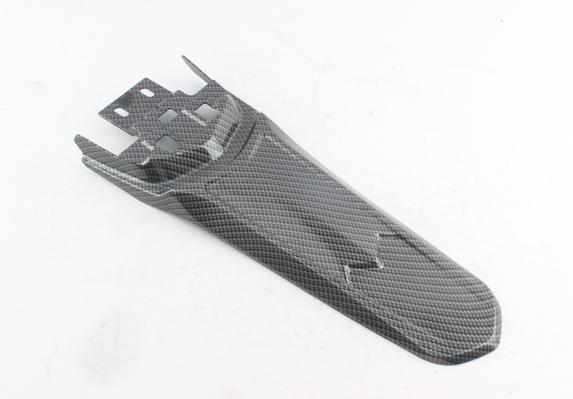 Para accesorios Surron Light Bee X motocicleta guardabarros largo extendido guardabarros trasero Pitbike guardabarros trasero Scooter Enduro Motocross: Gris