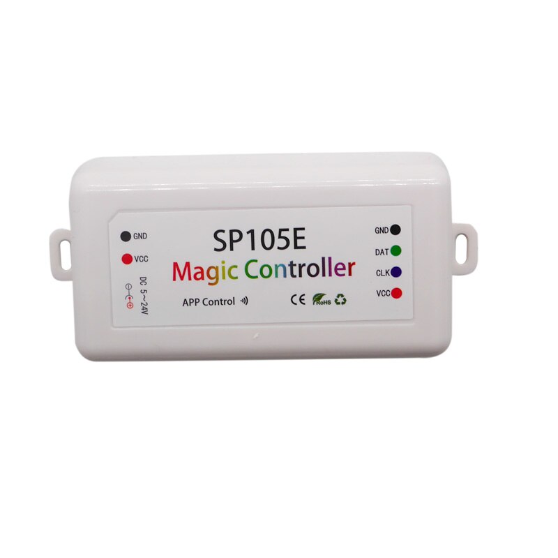 SP105E Bluetooth Spi Led Controller, voor Vele Soorten Ic Pixels Lichten (WS2801 WS2811 LDP6803 SK6812 WS2812B Pixel Strip Licht