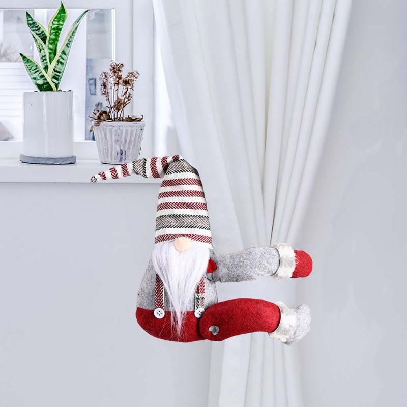 Julegardinspenne svensk nisse dukke ornament tieback festeholder stue vindu dekorasjoner soverom hjem