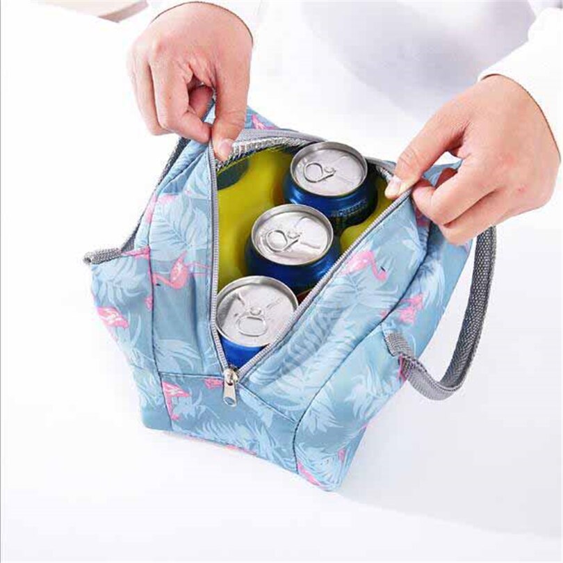 Portable Insulated Thermal Cooler Bento Lunch Box Tote Picnic Storage Bag Pouch Lunch Bags Icepack Container School Food Bags