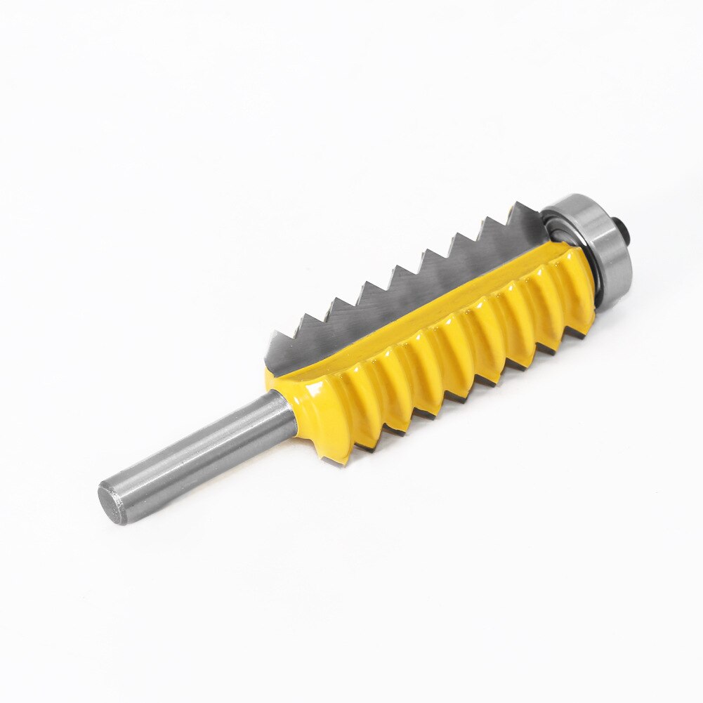 1PC 8MM Shank Milling Cutter Wood Carving Raised panel V Joint Bits Finger Joint Glue Milling Cutter for Wood Tenon Woodworking