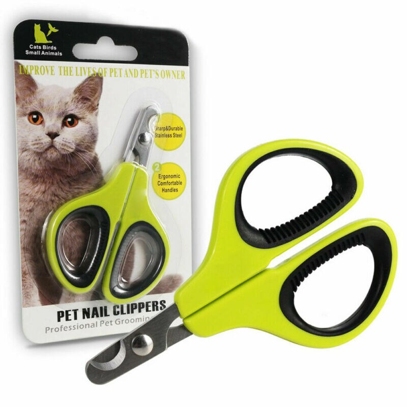 Pet Nail Clippers Cat Dog Nails Trimmer Easy Cutting Claw Cutter Grooming Tool: For Cat