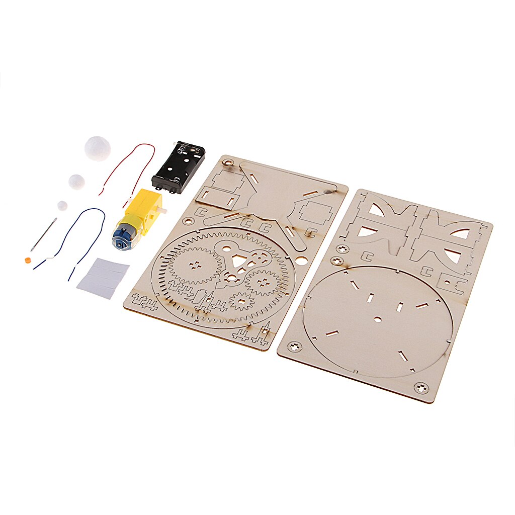 Motorized Solar System Science Kit Earth Sciences, Geology Science Kits Learning Educational Toys DIY