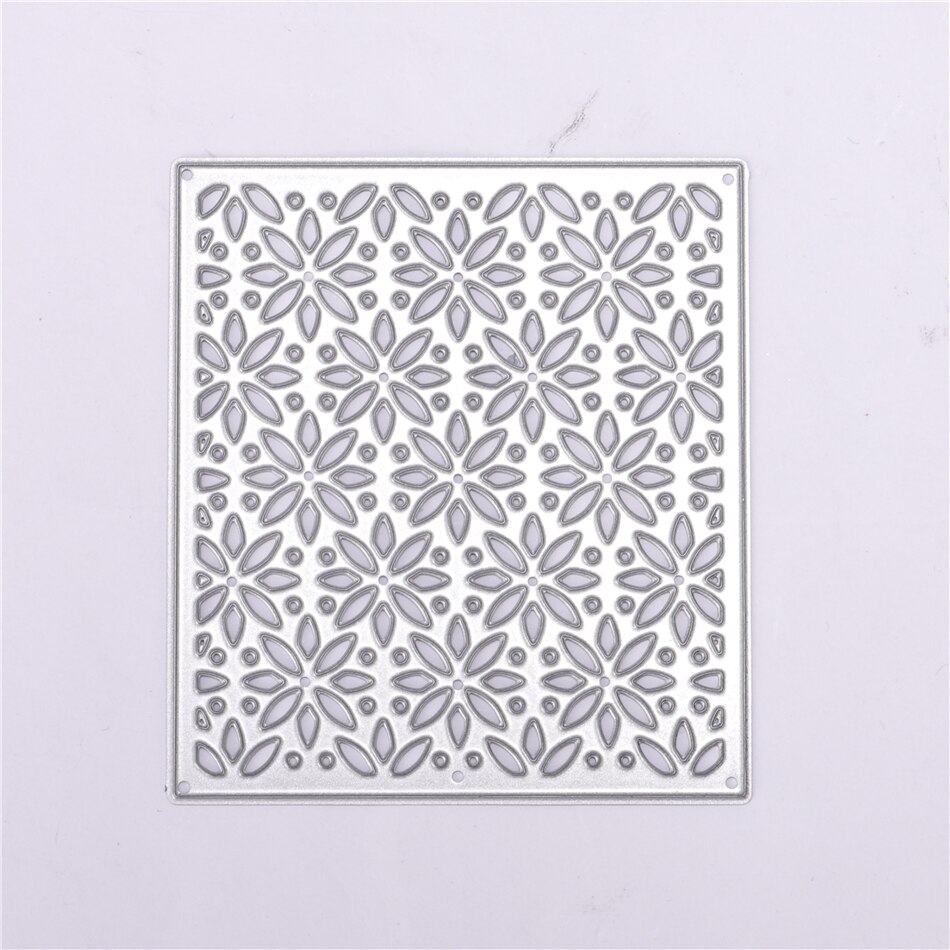 YaMinSanNiO Background Frame Dies Scrapbooking Cut Die Punching Templates Embossing Folders for Card Making Craft Stencils