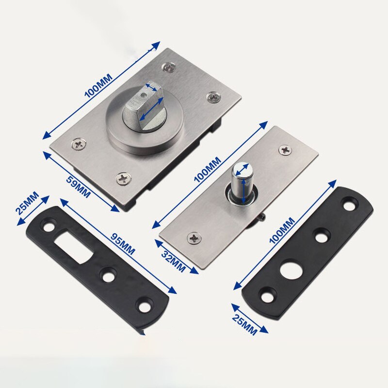 360 Degree Revolving Door Hinge Degrees Positioning Hidden Floor Pivot Hinges For Furniture Hardware Hinges for heavy duty doors