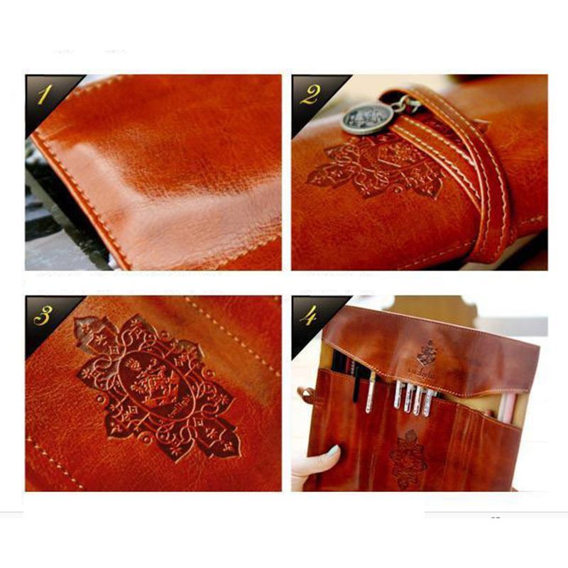 1 sztuk klasyczny retro zmierzch saga piórnik wampir makijaż kosmetyczne rolki piórnik szkolne