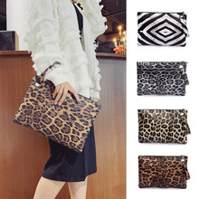 Vintage Leopard Zebra Handbags Women Clutch Bags Purse Female Handle Bag Leopard Messenger Shoulder Bags Bolsa Feminina #YJ