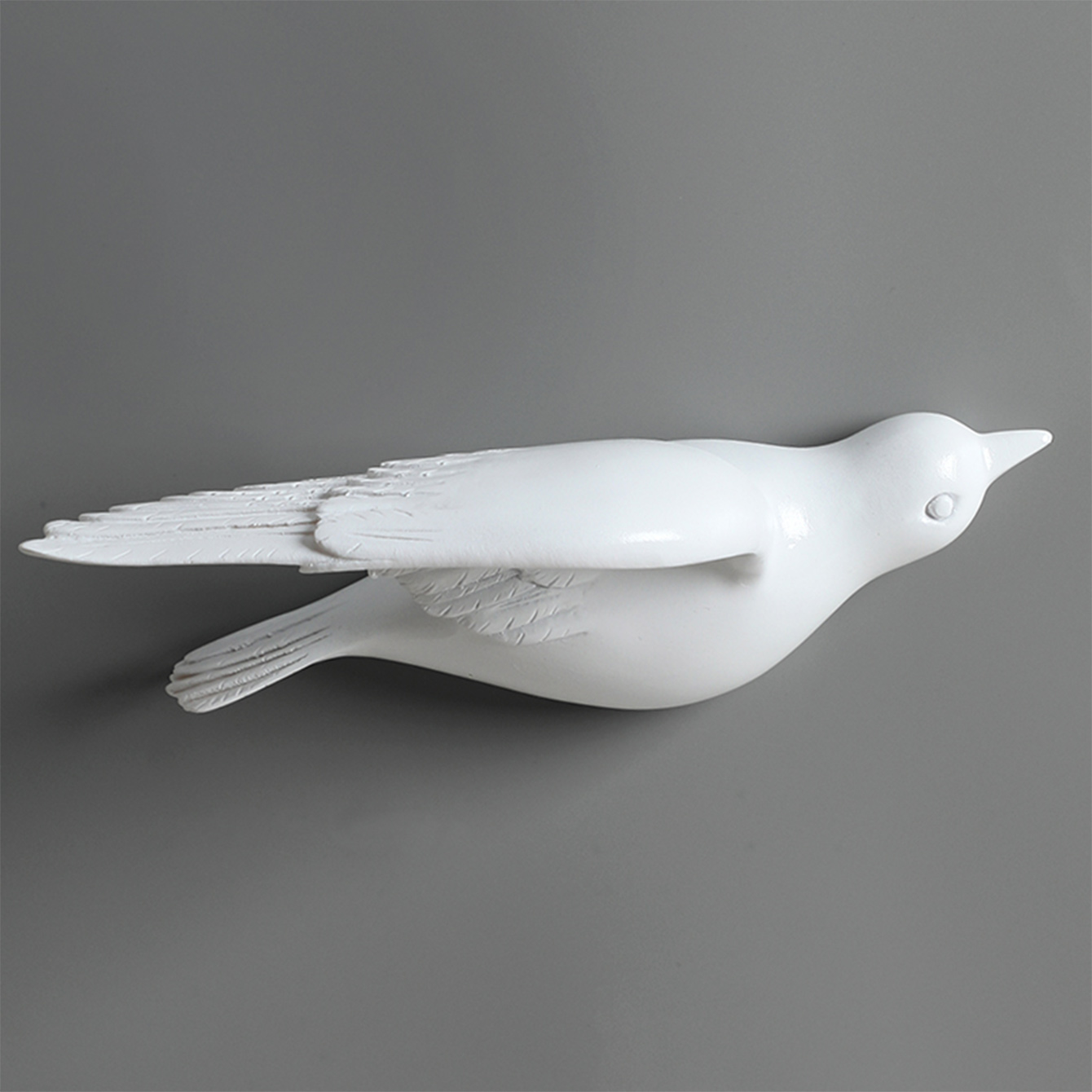 Żywiczne ptaki naklejki na kreatywna ściana 3d robić salonu zwierząt słodkie ptaki figurki dekoracje ścienne tło robić ściany za tv dekoracje: Ciemny khaki