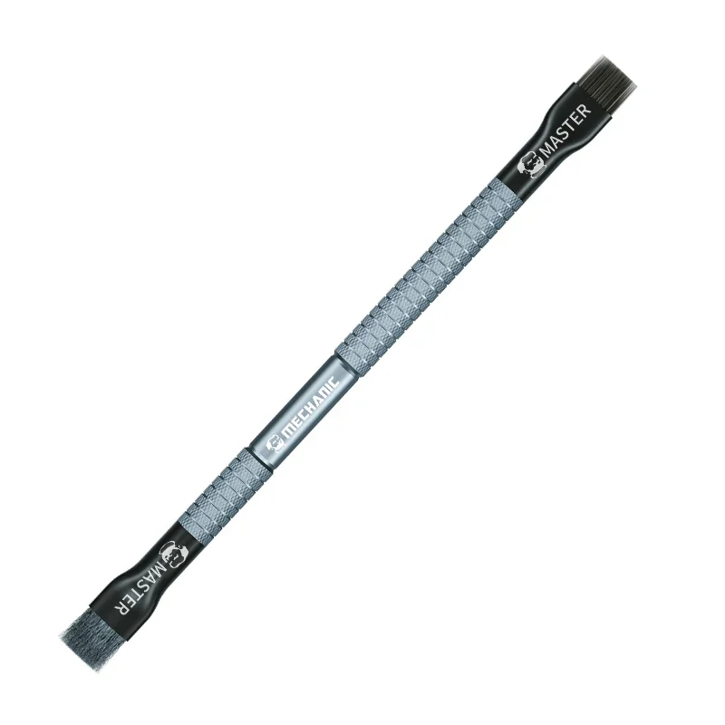 MECHANIC Steel Brush Motherboard IC Debonding Brush With Head IC Pad Cleaning PCB BGA Glue Removal Tin Removal Polishing Brush: Beige