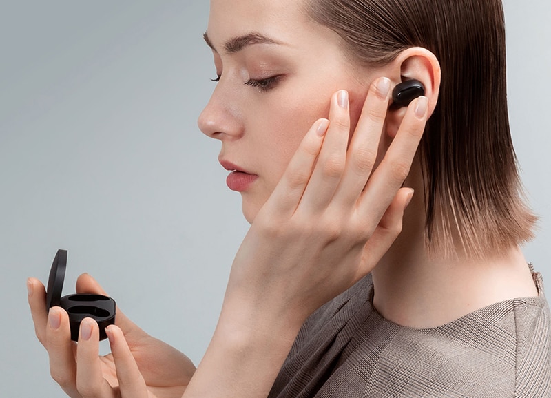 Originale xiaomi airdots redmi airdots tws trådløs øretelefon stemmestyring bluetooth 5.0 støjreduktion trykkontrol