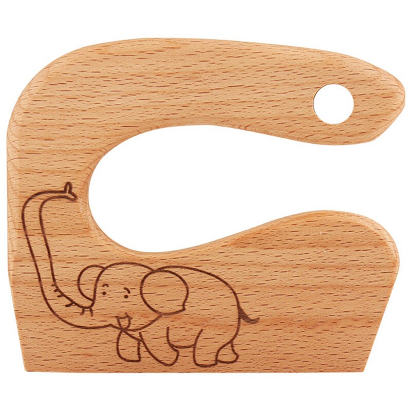 Wooden Kids Kitchen Tools Children's Safe Knives Kids Junior Cooking Utensils for Cooking Cutting Veggies Fruits NOV99: C
