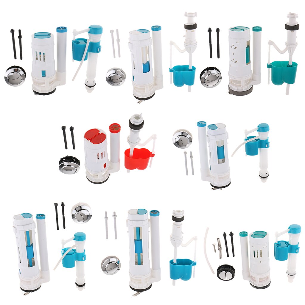 Various Toilet Fill Valve Drain Flush Valve WC Toilet Replacement Kits SET Toilet Seats