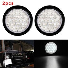 24LED Truck Tail Light 3 Wires Truck Trailer Tail Light Reverse Backup