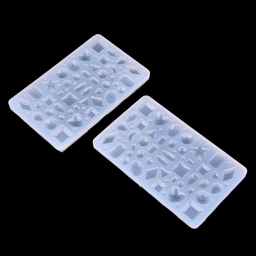 1Pc Diamond Shape Silicone Mold Craft Tool Mould Resin Pendant Jewelry Making Mold