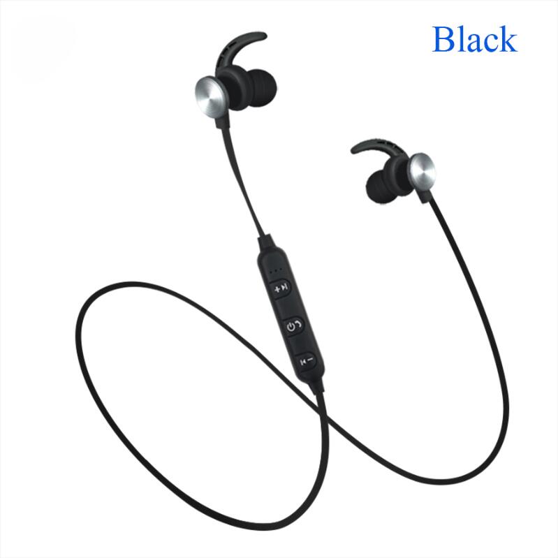 Je Eerste Sport Bluetooth Oortelefoon Draadloze Hoofdtelefoon Handsfree Headset Bluetooth Met Microfoon Auricular Voor Telefoon Xiaomi: Black