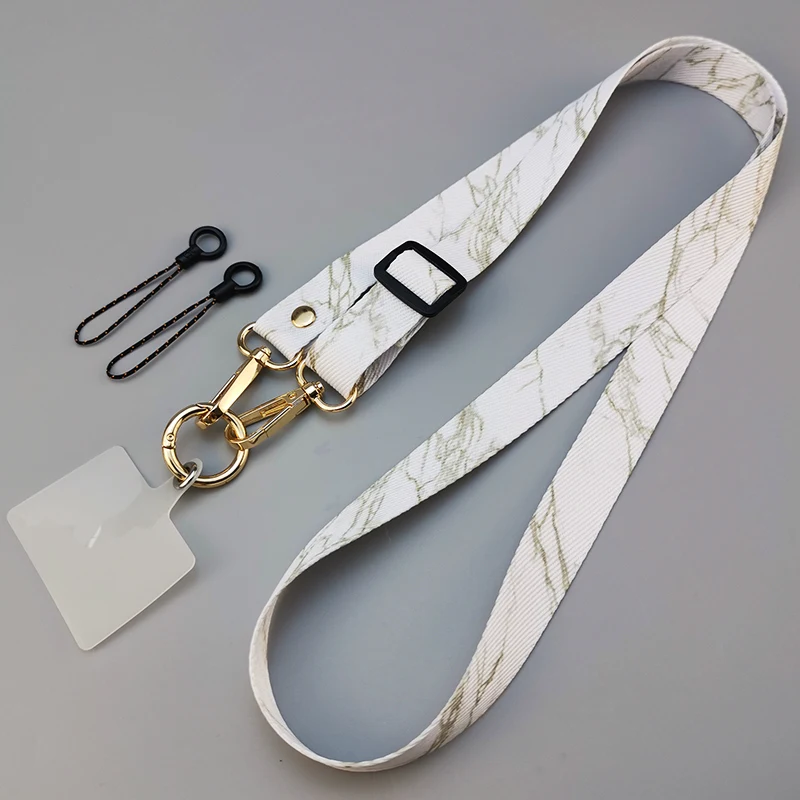 Uniwersalny klips do telefonu Antilost Retro wzór pasek Crossbody długi pasek regulacja długości wiszący pasek na szyję smycz do telefonu komórkowego: Czerwony/różowy