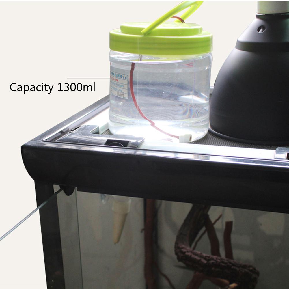 Abreuvoir caméléon pour forêt tropicale, cylindre humidificateur pour reptiles, arrosage automatique pour fleurs