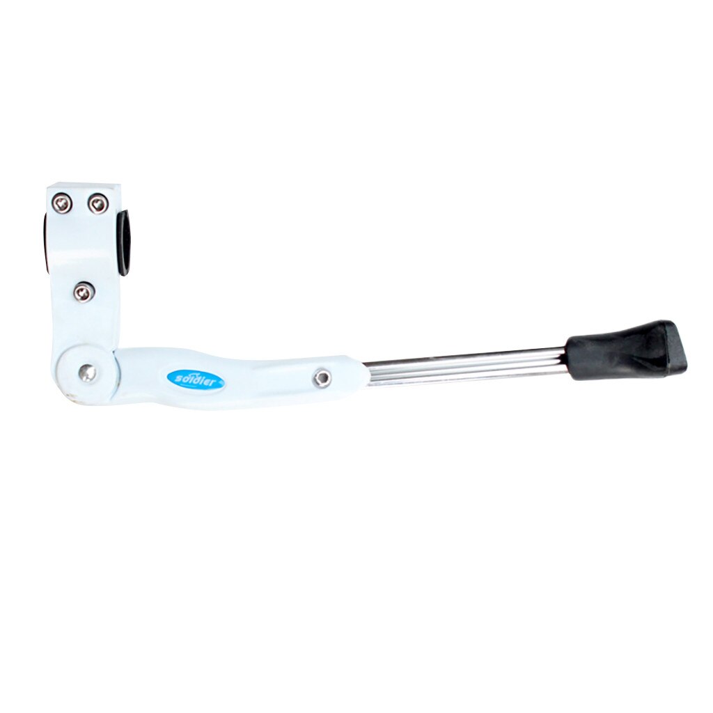 40# Universal Adjustable Aluminum Alloy Mtb Road Bike Bicycle Side Kickstand Kick Stand Black/white Bike Bicycle Accessories: B