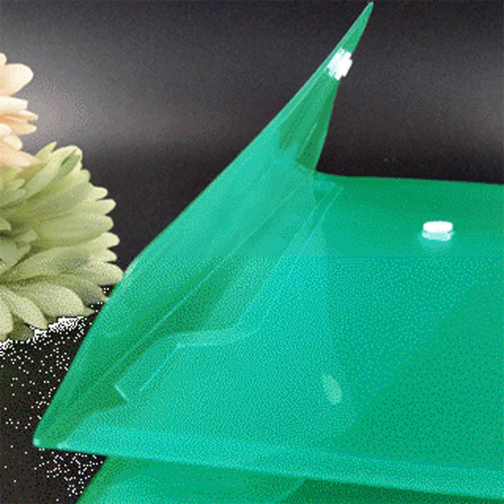 A4 Transparent Document Folder File Folder Stationery School Office Cover 6 Colors Students Premium: green