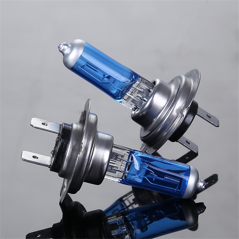 2pcs/Set H7 100w 12V Super Bright White Fog Halogen Bulb 100W Car Head Lamp H7 Light Car Light Source