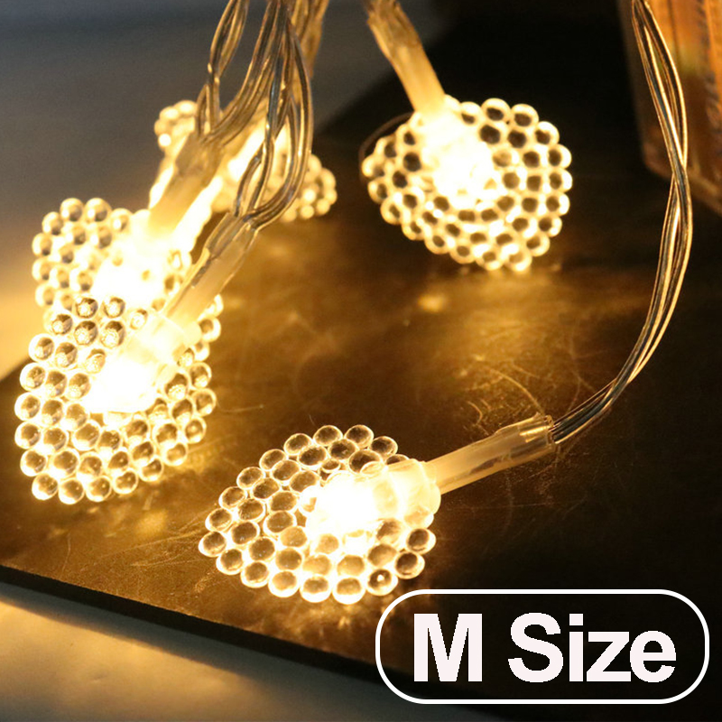 1-10M Led Lichterketten mond stern lampe Eid Mond Stern dekoration Hängen String licht leuchtende Sterne Mond ramadan hause dekoration: green / N